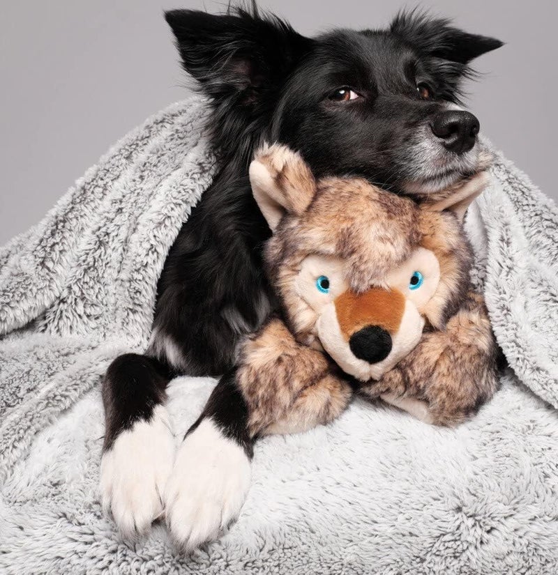 Fluff & Tuff Lobo Wolf Pup Plush Dog Toy,All Breed Sizes - Image 4